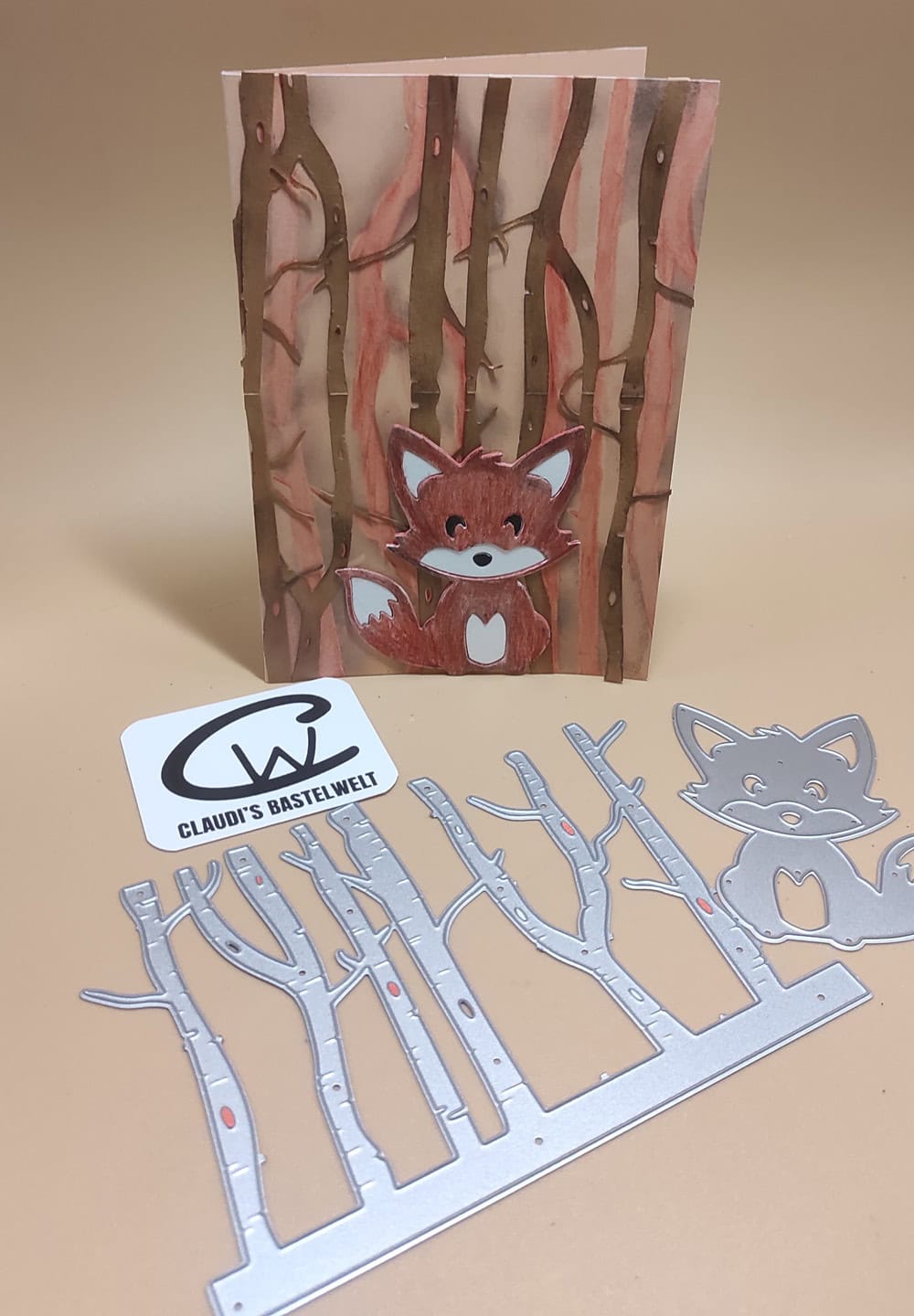 Inspiration Stanzschablone Süßer Fuchs