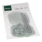 Marianne Design - Clear Stamps Silhouette Art Candles ermöglicht es Ihnen, Ihre Projekte mit kreativen Kerzen- und Kuchendesigns zu versehen - perfekt für Cardmaking, Scrapbooking und mehr!.