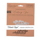 Die Vaessen Creative Stanzschablone Schriftzug "aufrichtige Anteilnahme" ist ideal zum Basteln von einfühlsamen Beileidskarten und sorgt für kreative, persönliche Trauerbekundungen.