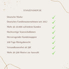 Entdecken Sie Stanzenshop.de: In Deutschland hergestellt, familiengeführt und von über 10.000 Kunden geschätzt. Genießen Sie kostenlosen Versand ab 39 € und über 500 Designs wie die Stanzschablone: Landschaft mit Bäumen und einem Reh im Rahmen.